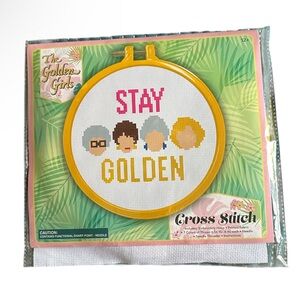 The Golden Girls Stay Golden Cross Stitch Embroidery Kit